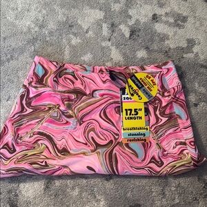 Jamie Puma Pink and Brown Swirl Skirt